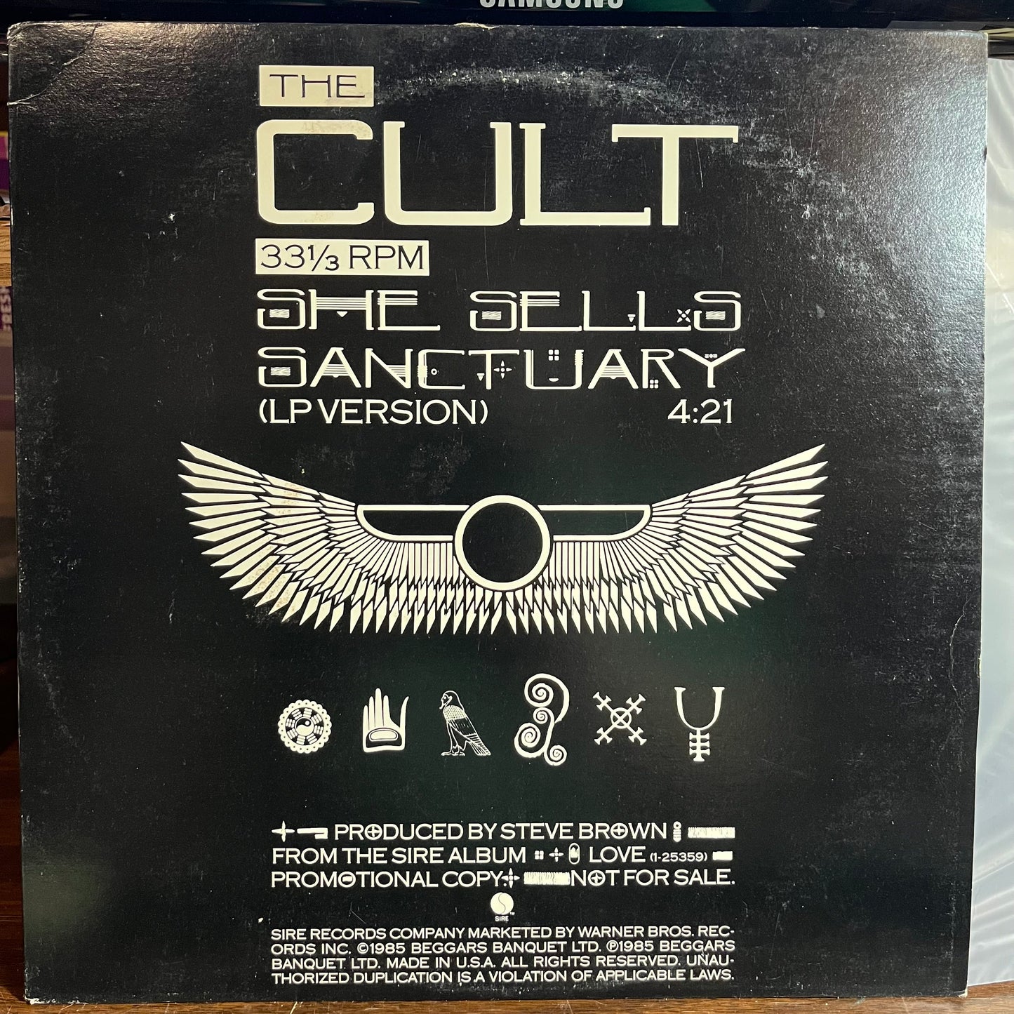 She Sells Sanctuary (LP Version)(VINYL) | Near Mint (NM or M-) Very Good Plus (VG+) Get Cheap Vinyl
