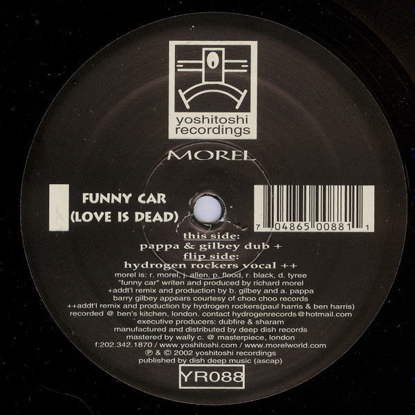 Funny Car (Love Is Dead) | Excellent (EX) Very Good Plus (VG+) Get Cheap Vinyl