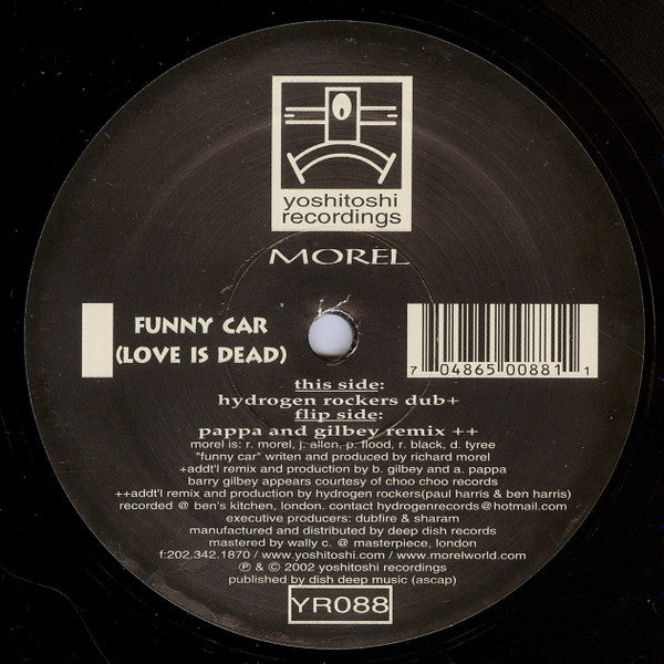 Funny Car (Love Is Dead) | Excellent (EX) Very Good Plus (VG+) Get Cheap Vinyl
