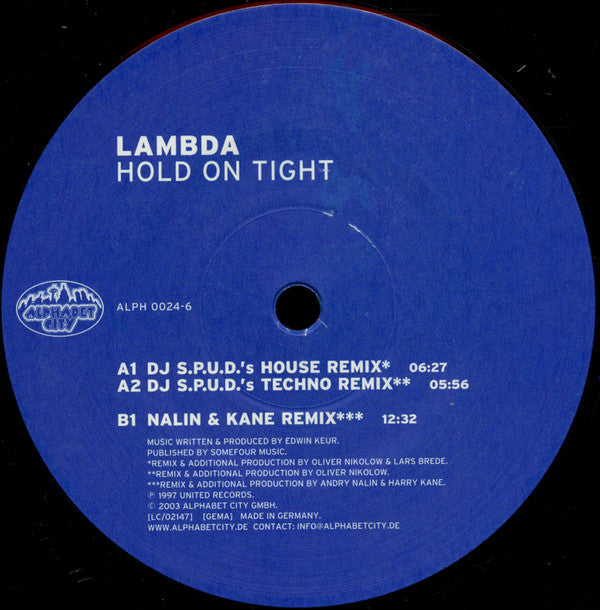Hold On Tight | Near Mint (NM) Very Good Plus (VG+) Get Cheap Vinyl