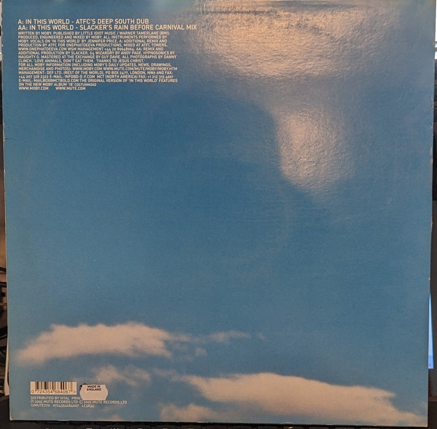 In This World | Near Mint (NM) Very Good (VG) Get Cheap Vinyl