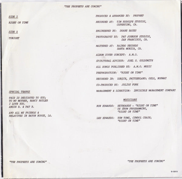Right On Time | Mint (M) Mint (M) Get Cheap Vinyl