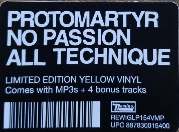 No Passion All Technique | Mint (M) Mint (M) Get Cheap Vinyl