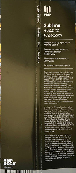 40oz. To Freedom (2xGALAXY VINYL - VMP) | Mint (M) Mint (M) Get Cheap Vinyl