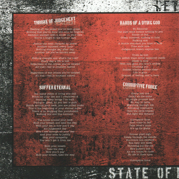 State Of Emergency (7" TRANSPARENT RED VINYL) | Mint (M) Mint (M) Get Cheap Vinyl