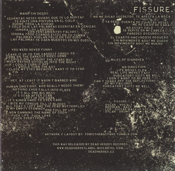 Gets Worse / Fissure Split (BLUE VINYL 7") | Mint (M) Mint (M) Get Cheap Vinyl