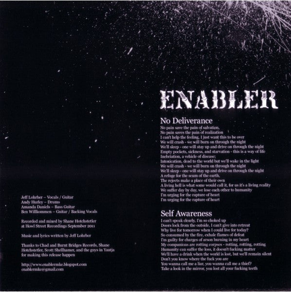 Enabler / Yautja (VINYL 7") | Mint (M) Mint (M) Get Cheap Vinyl