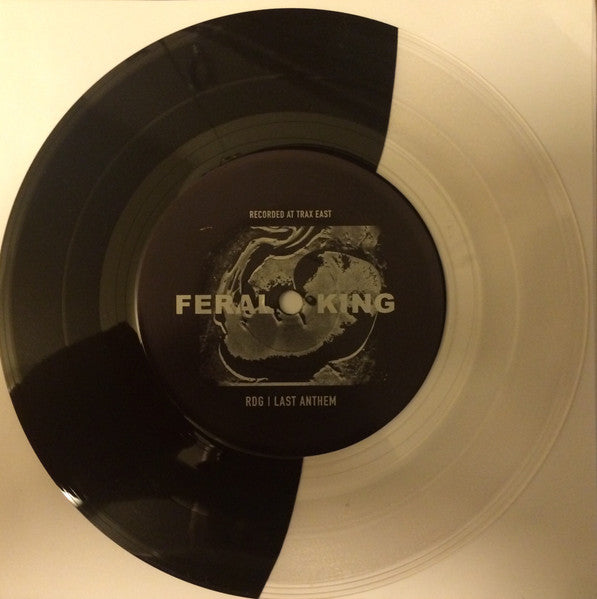 Feral King (HALF CLEAR / HALF BLACK VINYL 7") | Mint (M) Mint (M) Get Cheap Vinyl