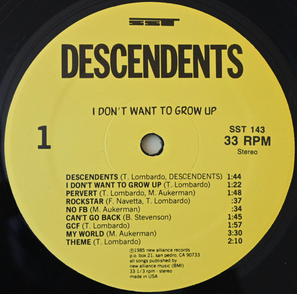 I Don't Want To Grow Up (VINYL) | Mint (M) Mint (M) Get Cheap Vinyl