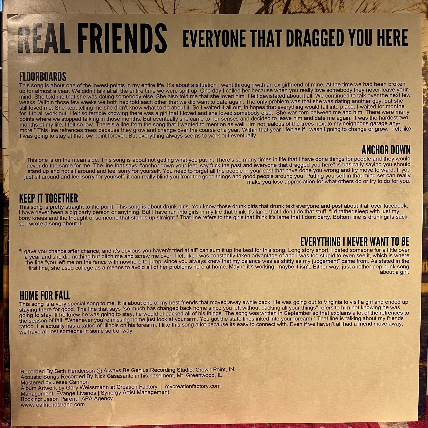 Everyone That Dragged You Here *WHITE* | Near Mint (NM) Near Mint (NM) Get Cheap Vinyl