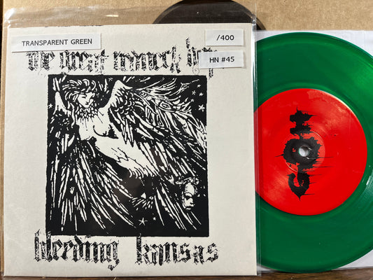 The Great Redneck Hope / Bleeding Kansas (7" GREEN VINYL) | Near Mint (NM or M-) Near Mint (NM or M-) Get Cheap Vinyl