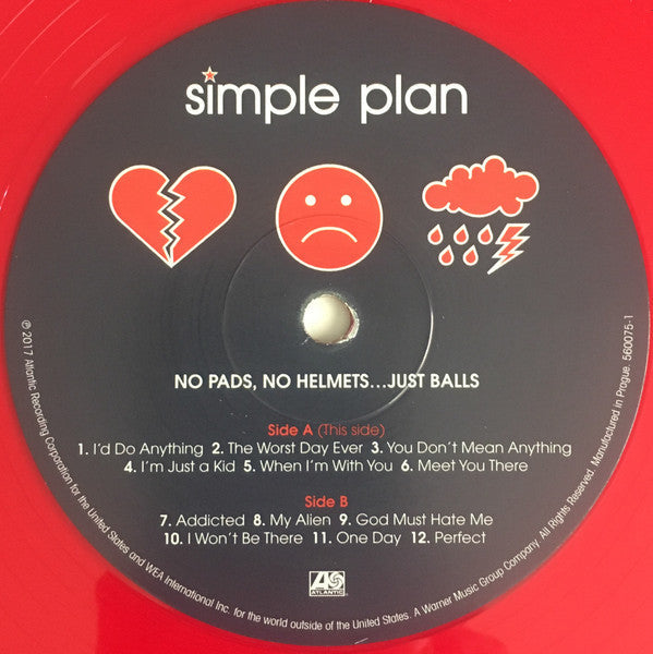 No Pads, No Helmets...Just Balls (RED VINYL) | Get Cheap Vinyl