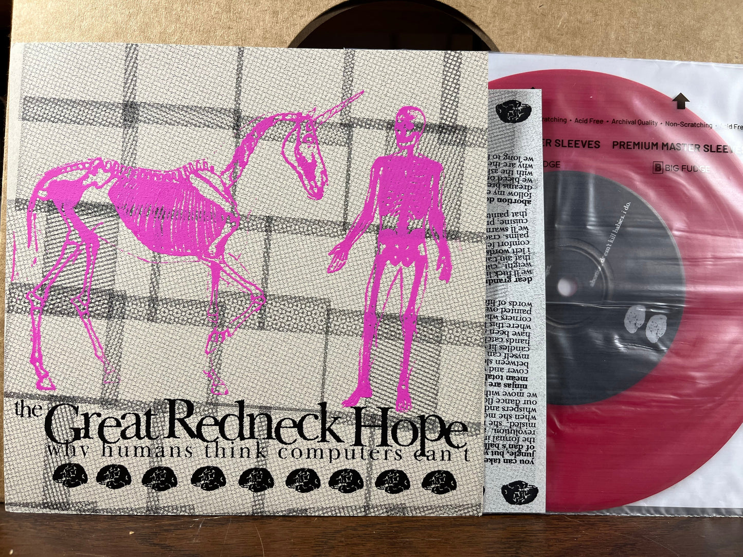 Why Humans Think Computers Can't (RED 7" VINYL) | Near Mint (NM or M-) Near Mint (NM or M-) Get Cheap Vinyl
