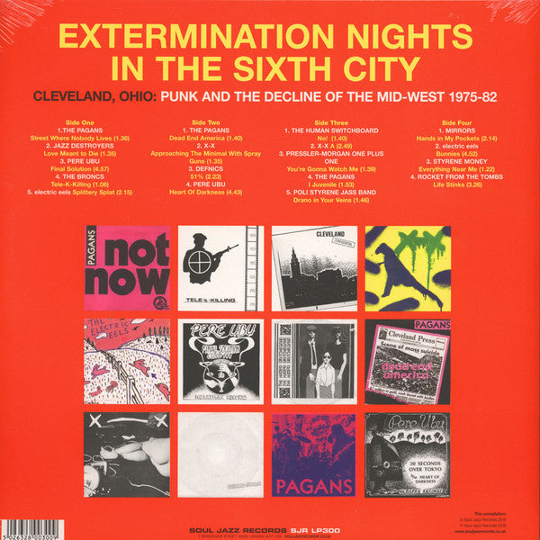 Punk 45: Extermination Nights In The Sixth City! Cleveland, Ohio : Punk And The Decline Of The Mid West 1975 - 82 | Mint (M) Mint (M) Get Cheap Vinyl