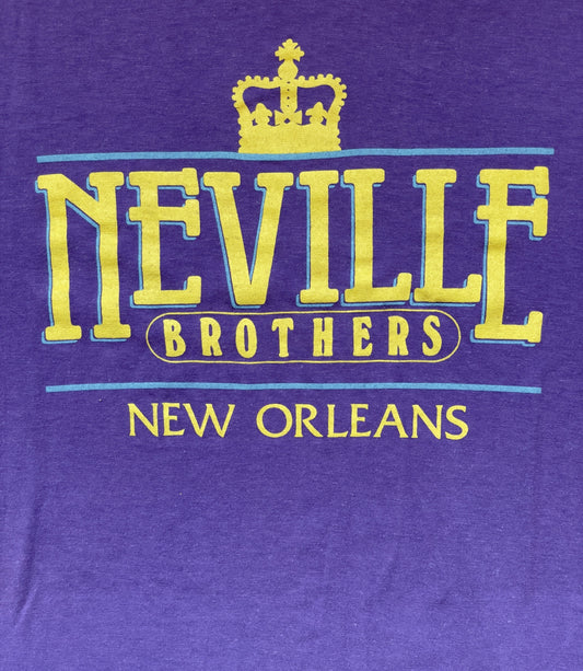 1989 New Orleans Mardi Gras Purple Shirt | Men's 50/50 L Short Sleeve T-Shirt | Get Cheap Vinyl