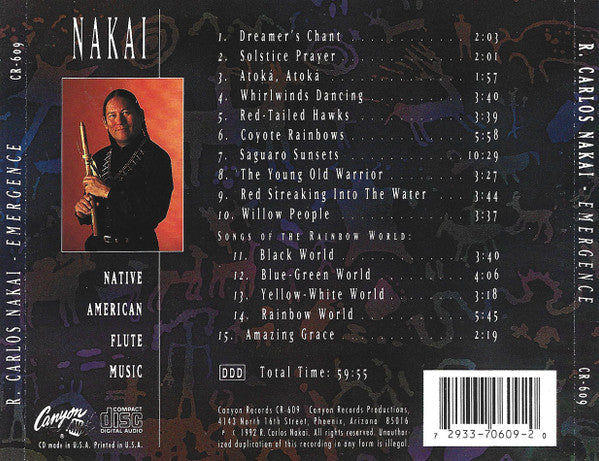 Emergence: Songs Of The Rainbow World - Native American Flute Music (CD) | Near Mint (NM) Near Mint (NM) Get Cheap Vinyl
