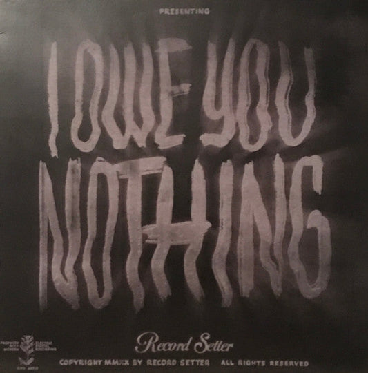 I Owe You Nothing | Mint (M) Mint (M) Get Cheap Vinyl