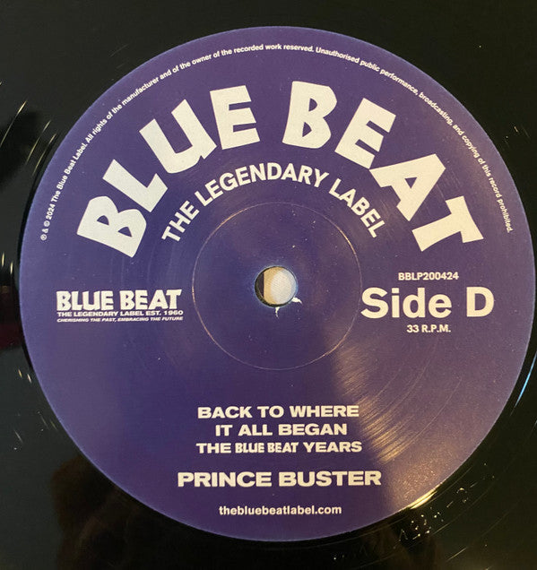 Back To Where It All Began - The Blue Beat Years | Mint (M) Mint (M) Get Cheap Vinyl