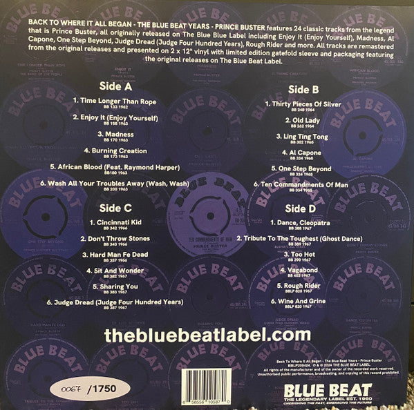 Back To Where It All Began - The Blue Beat Years | Mint (M) Mint (M) Get Cheap Vinyl