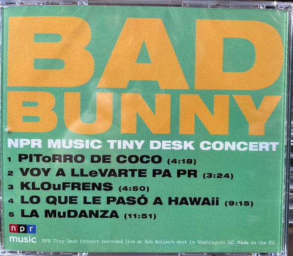 NPR Music Tiny Desk Concert (CD - UNOFFICIAL) | Mint (M) Mint (M) Get Cheap Vinyl