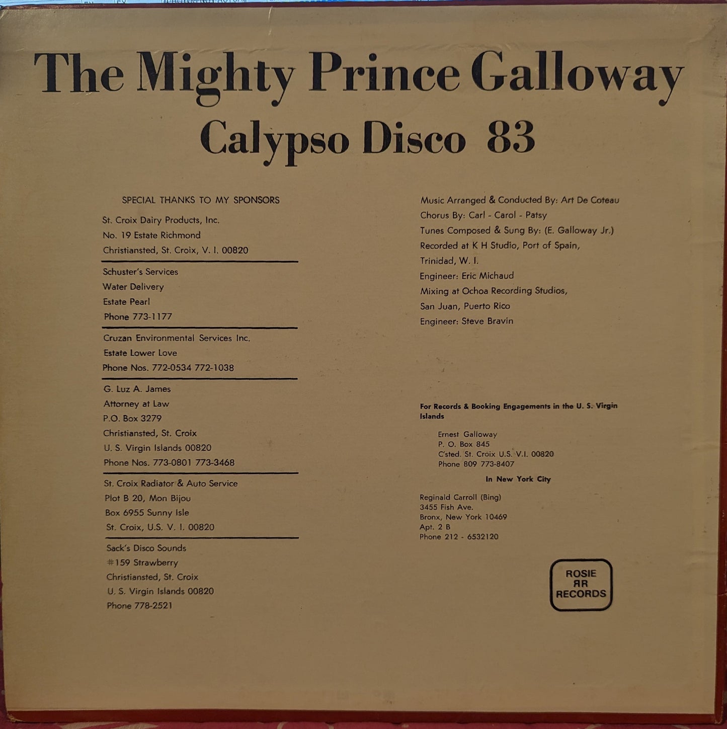 Calypso Disco '83 | Excellent (EX) Excellent (EX) Get Cheap Vinyl