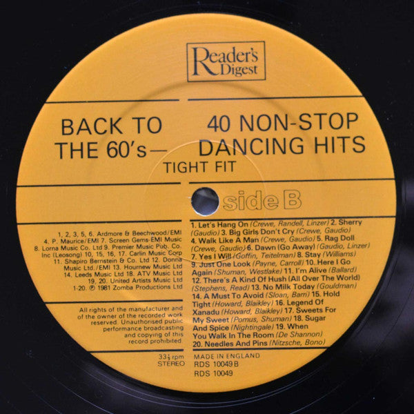 Back To The 60's | Near Mint (NM) Excellent (EX) Get Cheap Vinyl