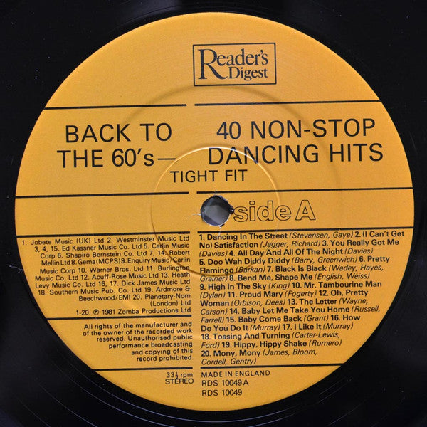Back To The 60's | Near Mint (NM) Excellent (EX) Get Cheap Vinyl