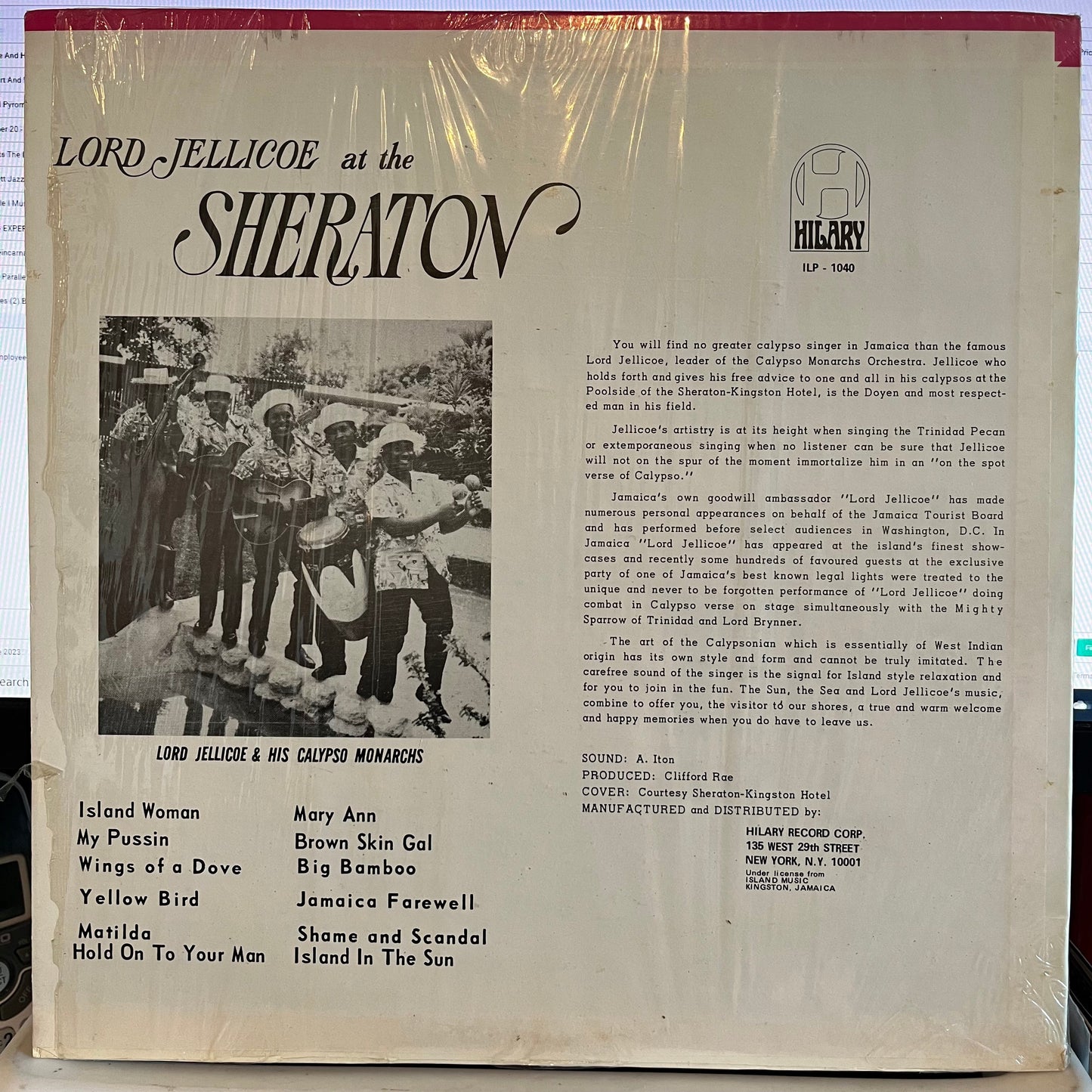 Lord Jellicoe At The Sheraton | Very Good (VG) Near Mint (NM) Get Cheap Vinyl