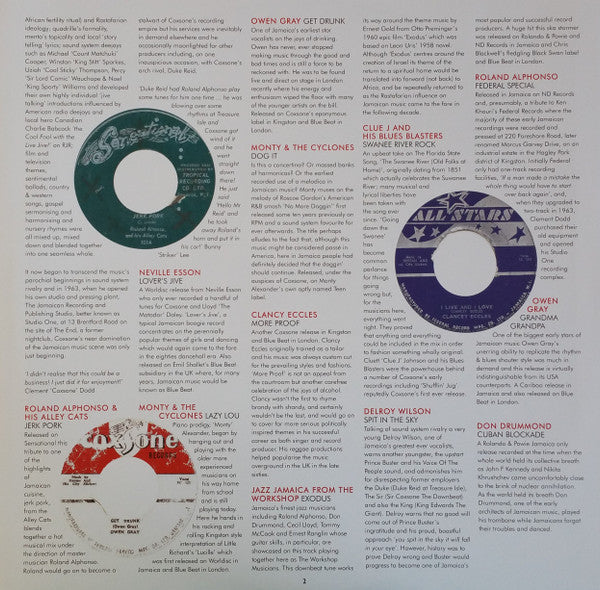Coxsone's Music 2: The Sound Of Young Jamaica (More Early Cuts From The Vaults Of Studio One 1959-63) | Mint (M) Mint (M) Get Cheap Vinyl