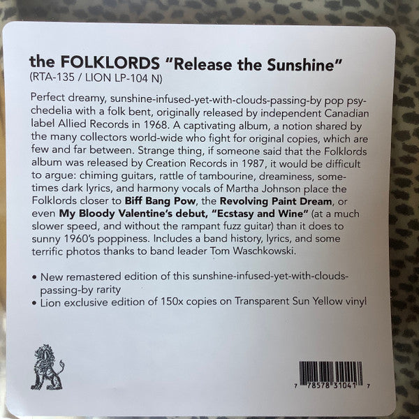 Release The Sunshine | Mint (M) Mint (M) Get Cheap Vinyl