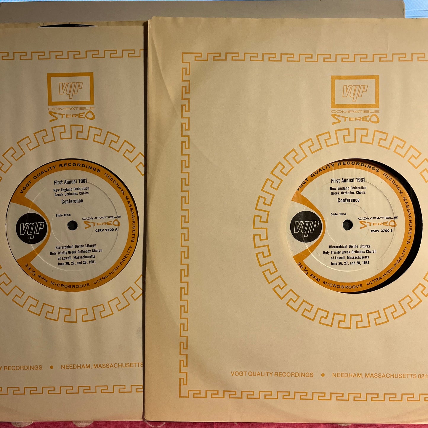 Greek Orthodox Choirs Conference 1981 | Near Mint (NM) Excellent (EX) Get Cheap Vinyl
