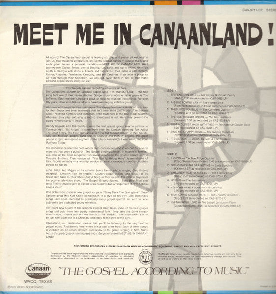 Meet Me In Canaanland! (VINYL) | Near Mint (NM) Near Mint (NM) Get Cheap Vinyl
