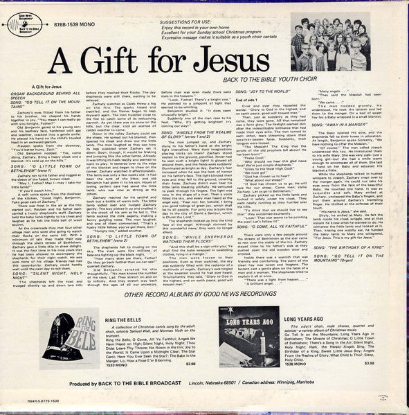 A Gift For Jesus (VINYL) | Near Mint (NM) Near Mint (NM) Get Cheap Vinyl