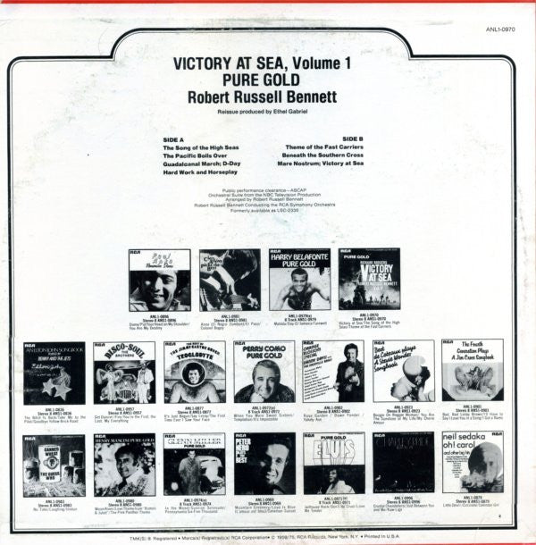 Victory At Sea Volume I | Near Mint (NM) Very Good Plus (VG+) Get Cheap Vinyl