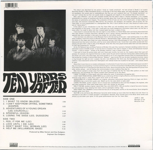 Ten Years After | Mint (M) Mint (M) Get Cheap Vinyl