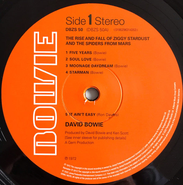 The Rise And Fall Of Ziggy Stardust And The Spiders From Mars (HALF SPEED) | Mint (M) Mint (M) Get Cheap Vinyl