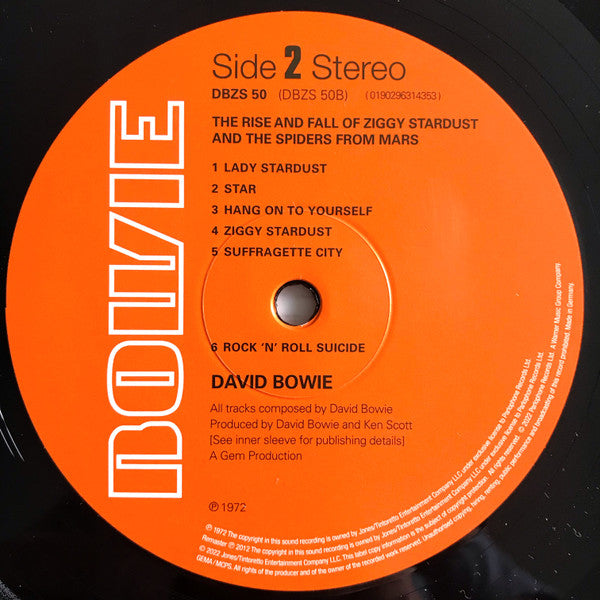 The Rise And Fall Of Ziggy Stardust And The Spiders From Mars (HALF SPEED) | Mint (M) Mint (M) Get Cheap Vinyl