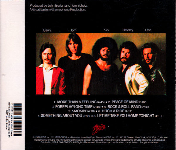 Boston (CD) | Mint (M) Excellent (EX) Get Cheap Vinyl