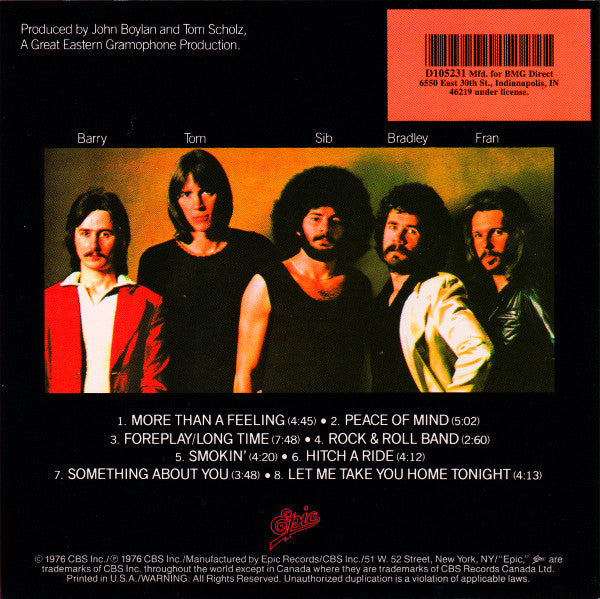 Boston (CD) | Mint (M) Excellent (EX) Get Cheap Vinyl