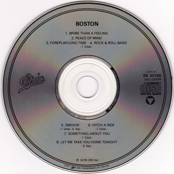 Boston (CD) | Mint (M) Excellent (EX) Get Cheap Vinyl