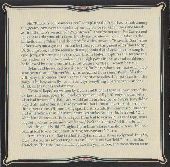 GarciaLive Volume 10 (May 20th, 1990 Hilo Civic Auditorium)(CD) | Mint (M) Get Cheap Vinyl
