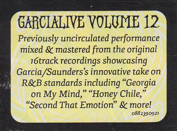 GarciaLive Volume 12 (January 23rd, 1973 The Boarding House) (CD) | Mint (M) Mint (M) Get Cheap Vinyl