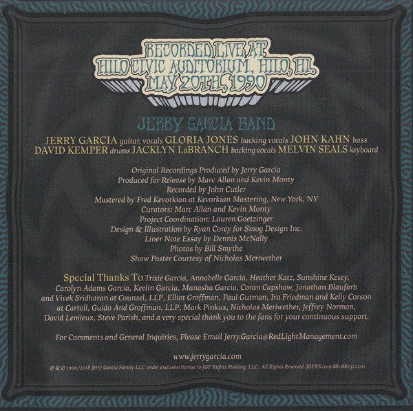 GarciaLive Volume 10 (May 20th, 1990 Hilo Civic Auditorium)(CD) | Mint (M) Get Cheap Vinyl