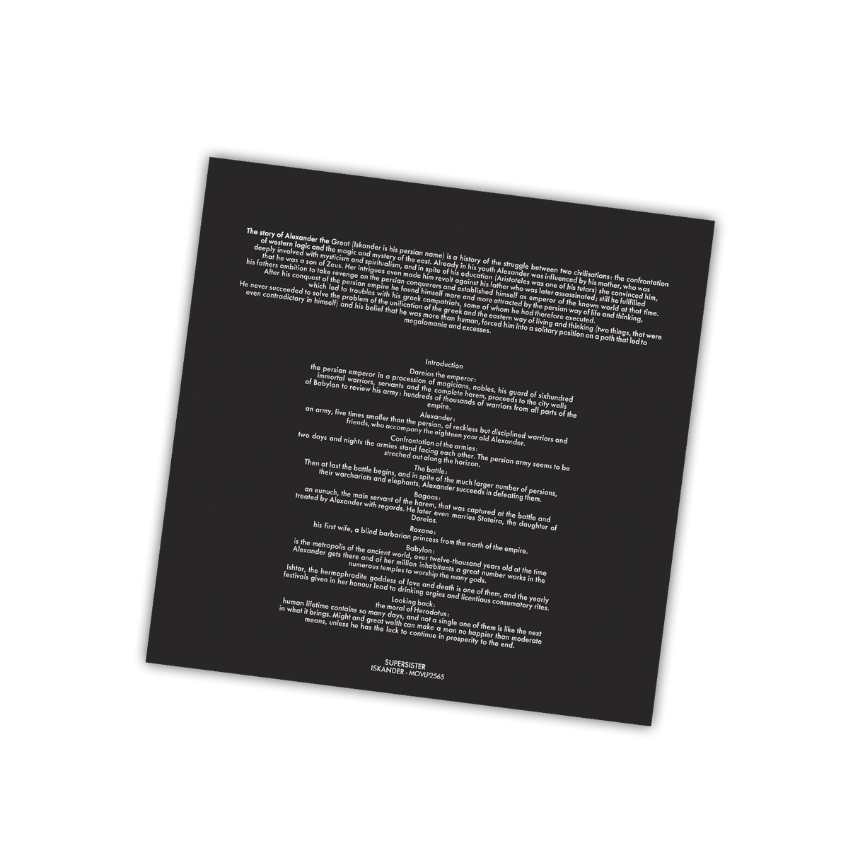 Iskander (MOV | PRE-ORDER: 03/07/2025 / CRYSTAL CLEAR VINYL) | Mint (M) Mint (M) Get Cheap Vinyl