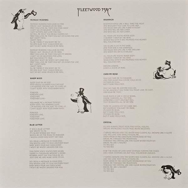 Fleetwood Mac (BLACK & WHITE COLOR VINYL - VMP) | Mint (M) Mint (M) Get Cheap Vinyl