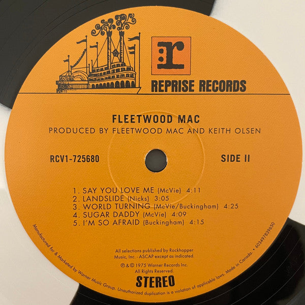 Fleetwood Mac (BLACK & WHITE COLOR VINYL - VMP) | Mint (M) Mint (M) Get Cheap Vinyl