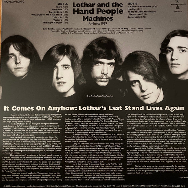 Machines: Amherst 1969 | Mint (M) Mint (M) Get Cheap Vinyl