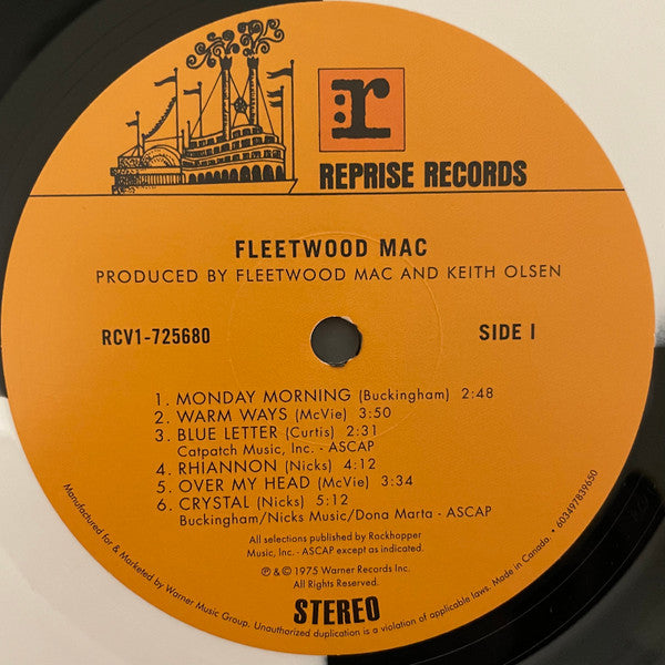 Fleetwood Mac (BLACK & WHITE COLOR VINYL - VMP) | Mint (M) Mint (M) Get Cheap Vinyl
