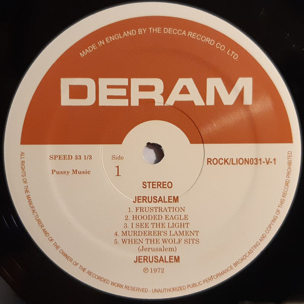 Jerusalem | Mint (M) Mint (M) Get Cheap Vinyl