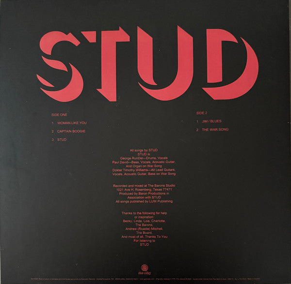 Stud (VINYL) | Mint (M) Mint (M) Get Cheap Vinyl
